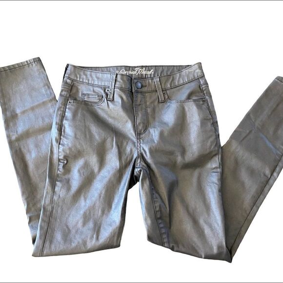 Universal Thread Women's Skinny Jeans High Rise Dark Wash Grey Size 25R - Picture 1 of 9